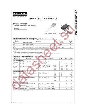 J110 datasheet  